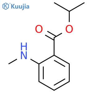 propan-2-yl 2-(methylamino)benzoate structure